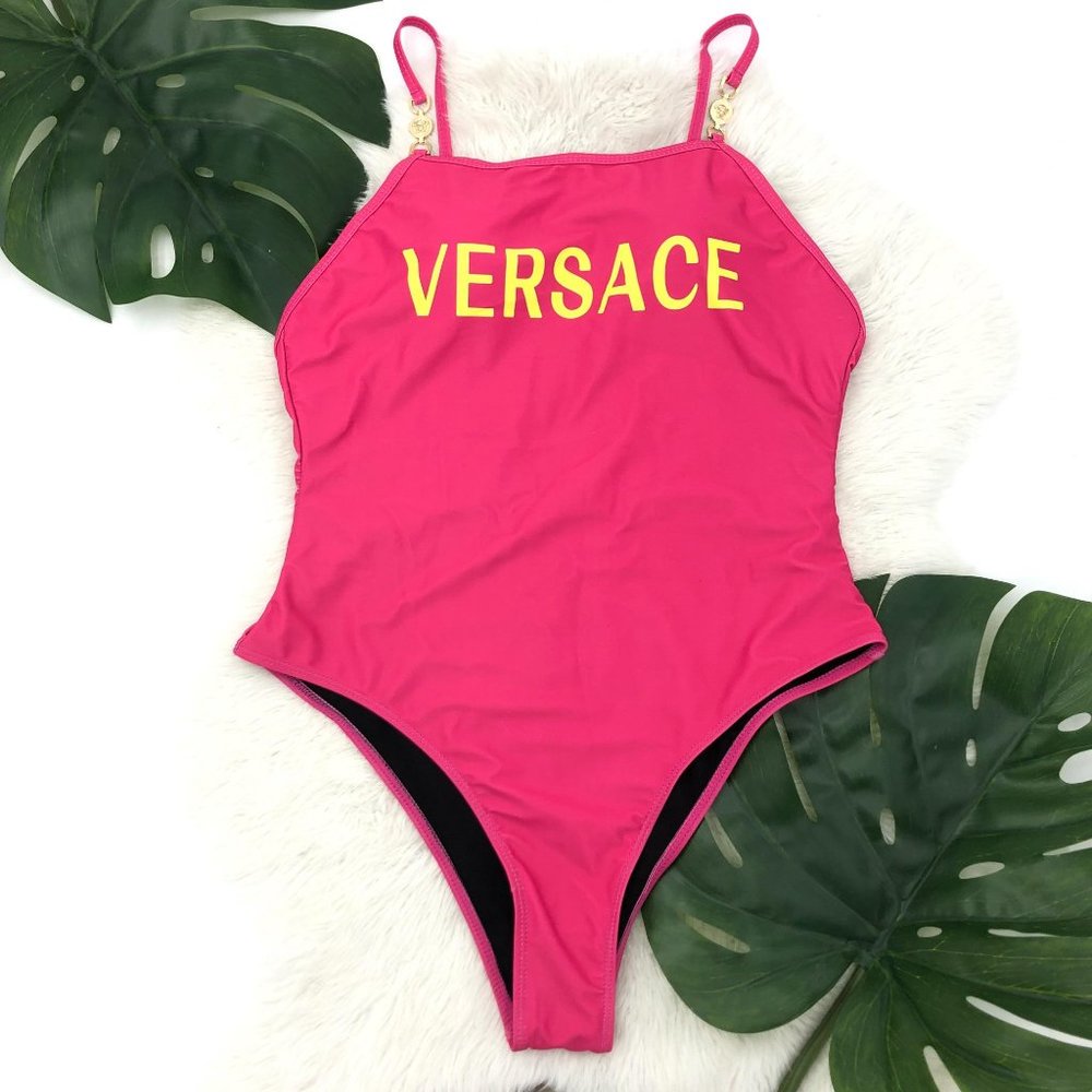 VERSACE Medusa Icon One-Piece Swimsuit Bodysuit
